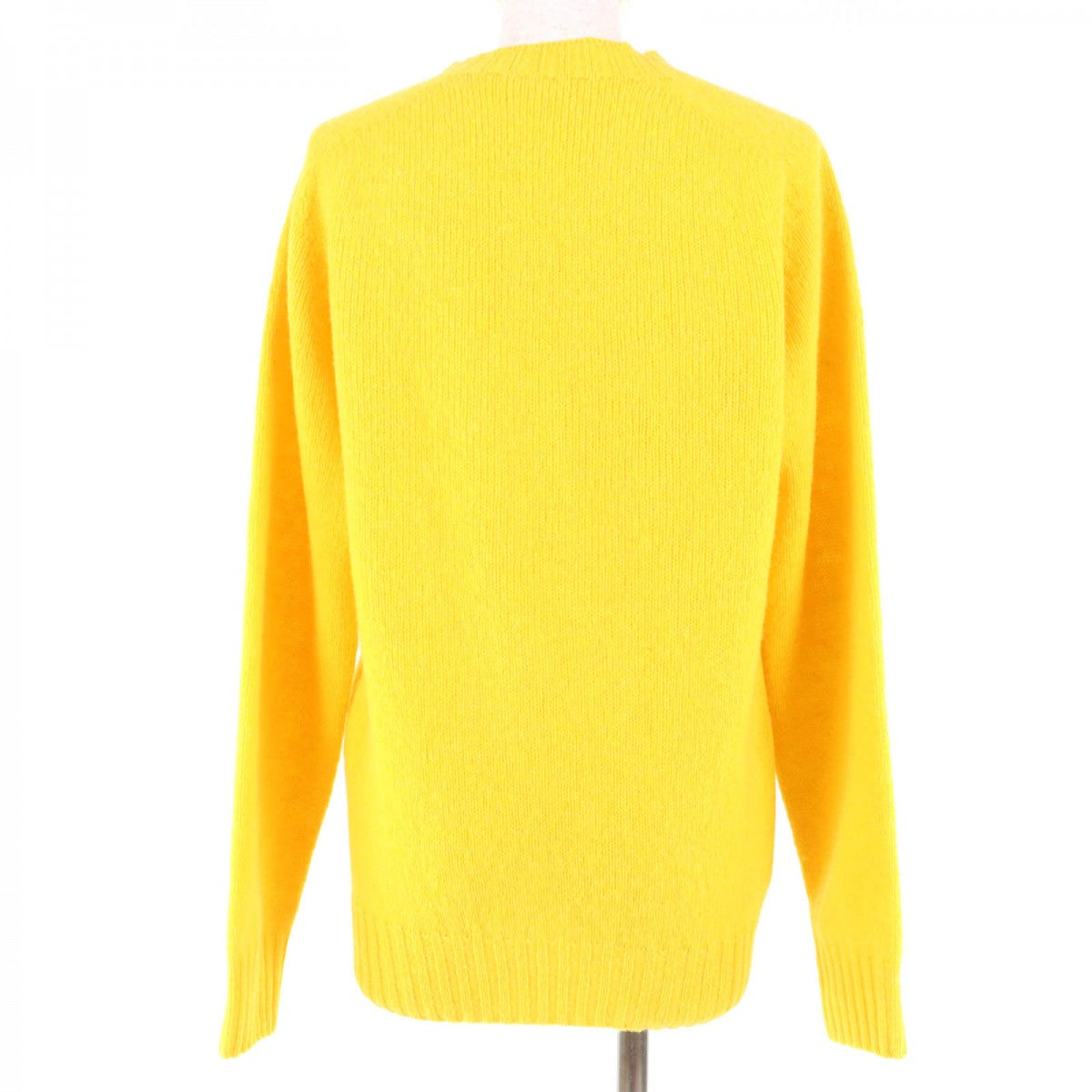 CELINE knit 2 3GO0/799A Main: 100% wool yellow Women XS