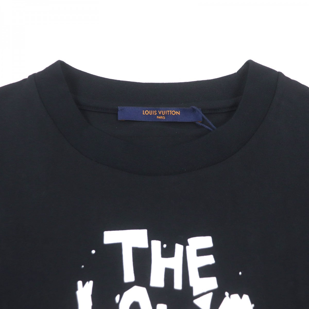 LOUIS VUITTON Short sleeve T-shirt Main: 100% cotton black mens XS