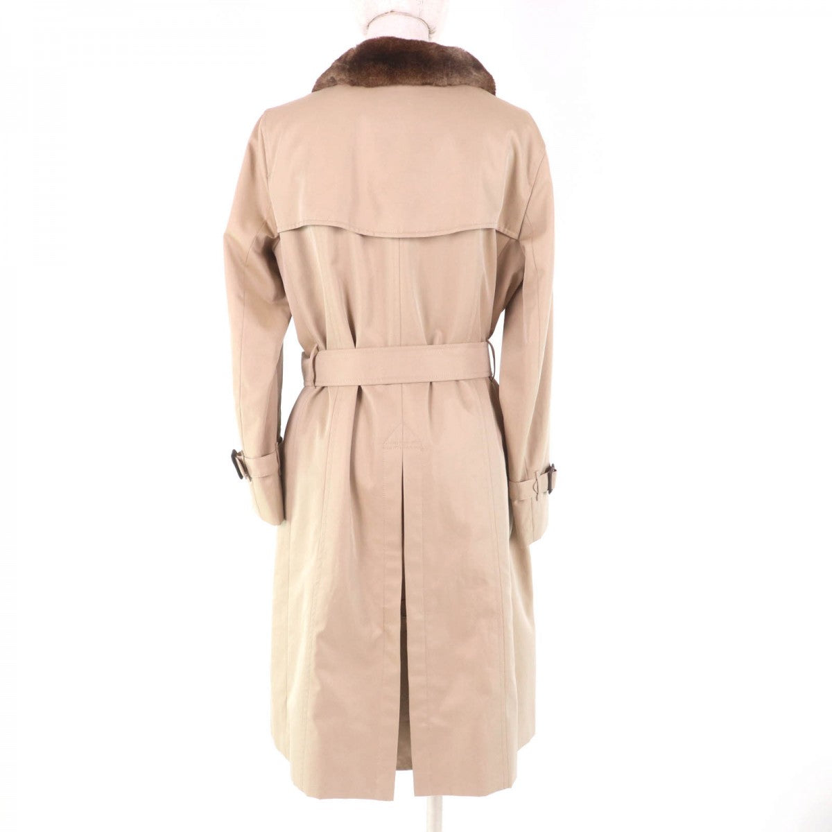 BURBERRY LONDON trench coat FD249-633-42 Outer: 100% cotton, Part: Cowhide, Part: Rex, Lining: Cotton, Part: Polyester beige Women 9