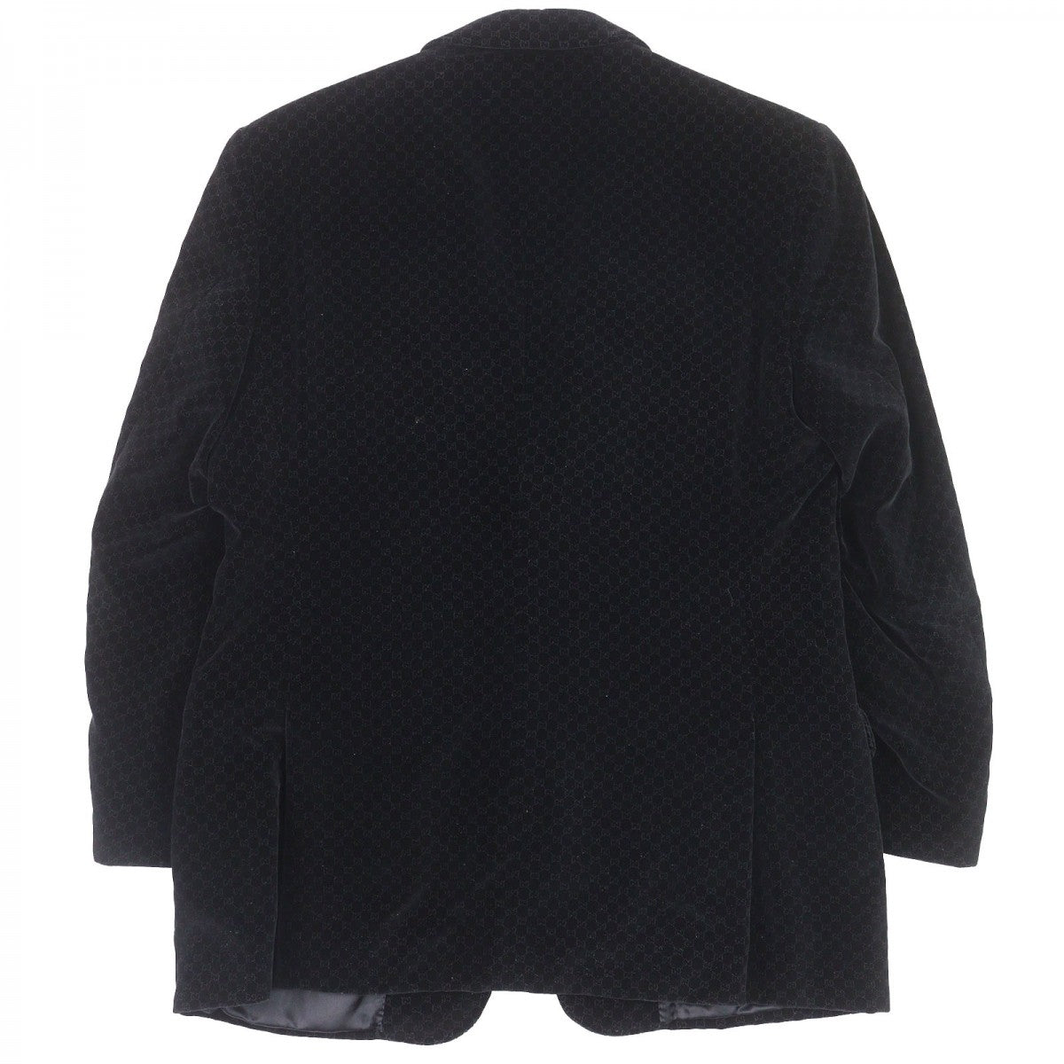 GUCCI tailored jacket Outer material: 76% cotton, Outer material: 24% silk, Lining: 100% cupra black mens 52