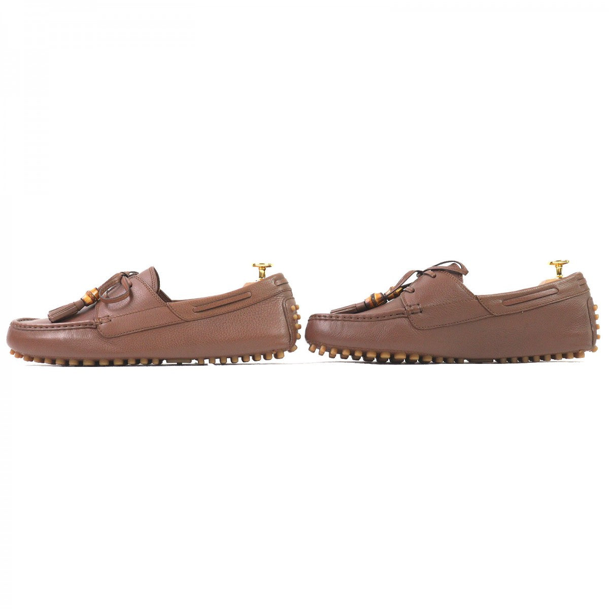 GUCCI loafers 367923 Main: Leather Brown mens 8.5