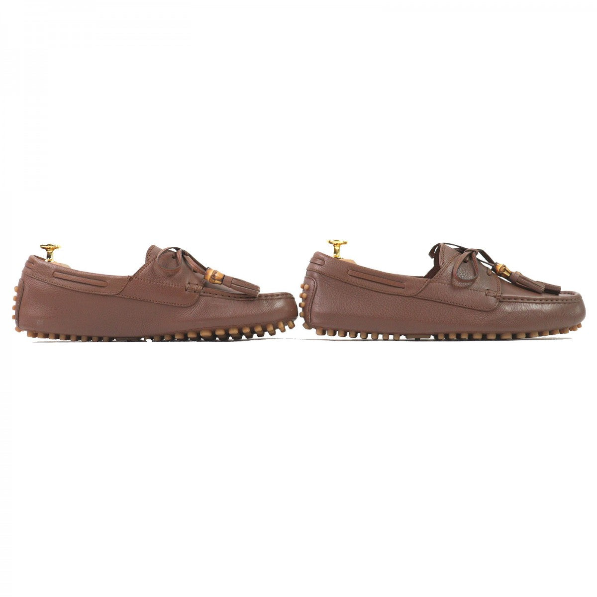 GUCCI loafers 367923 Main: Leather Brown mens 8.5