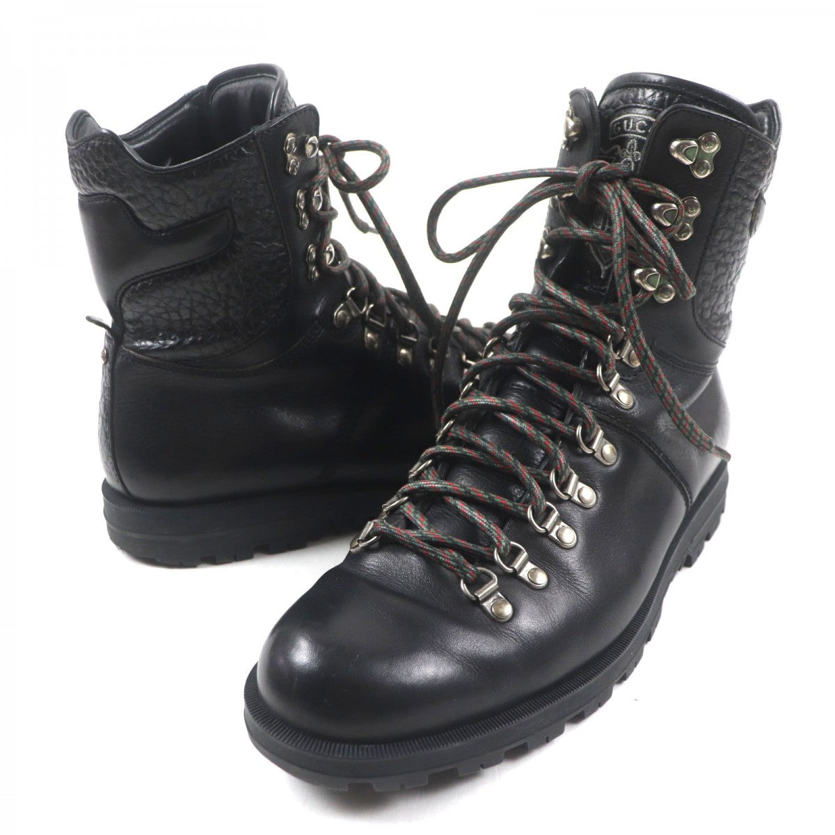 GUCCI boots 181853 Main: Leather black mens 9