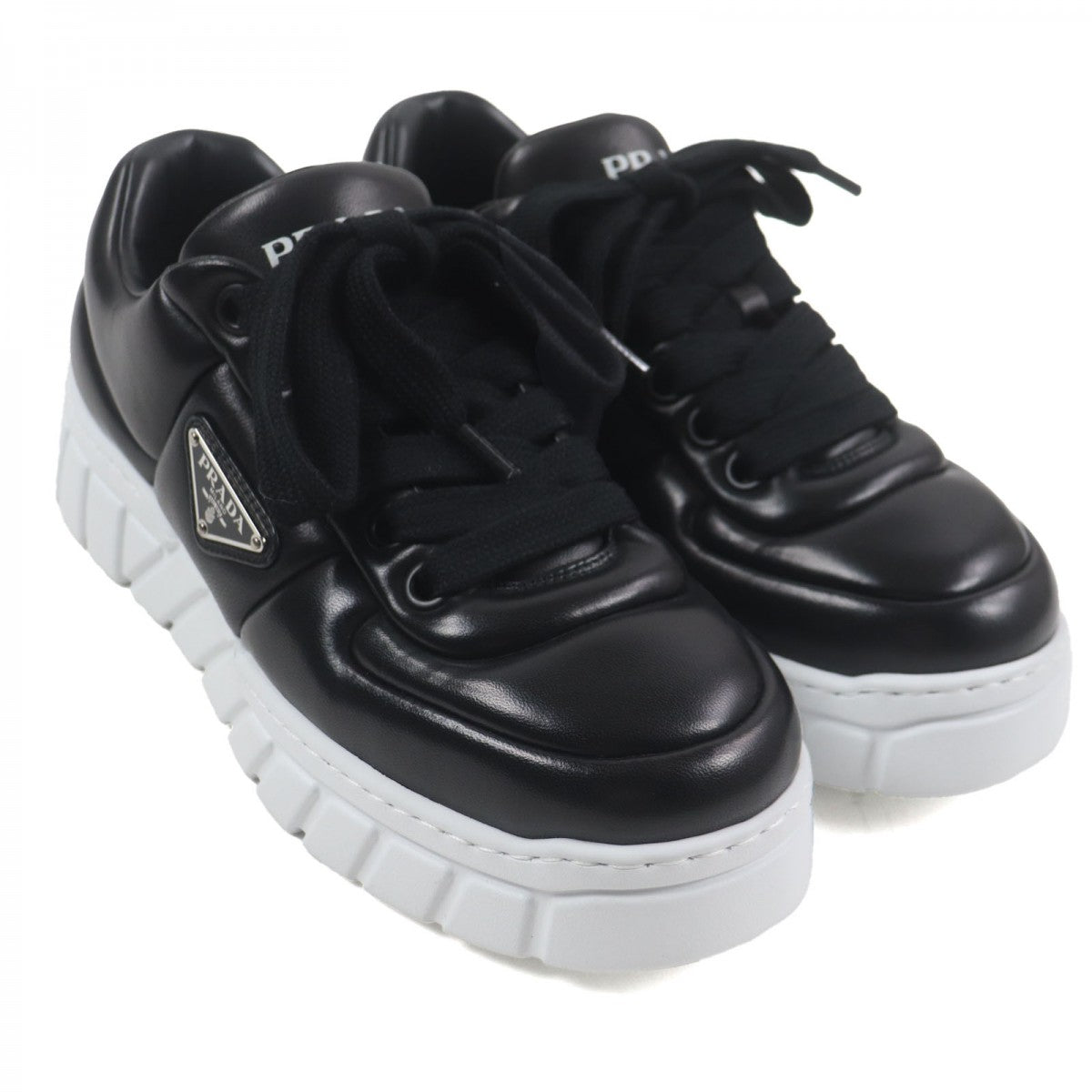 PRADA sneakers 2EE386 Main: Nappa leather black mens 6