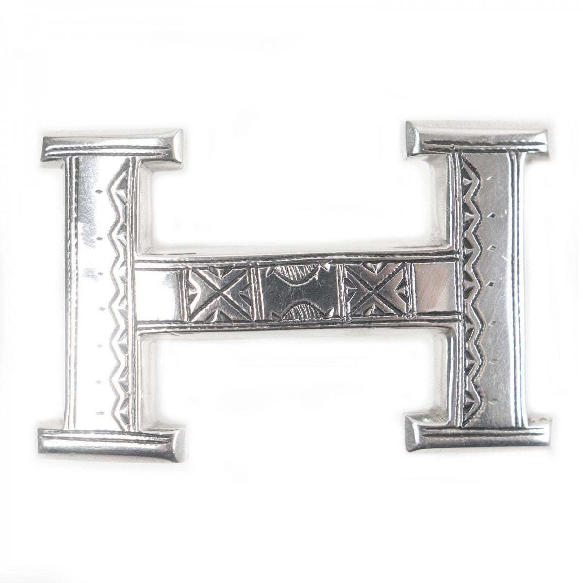 HERMES belt SV925 Silver Buckle only Tu Aleg