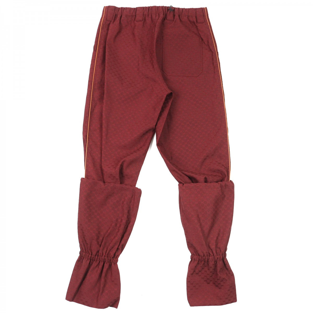 GUCCI Pants 614939 Outer material: 65% polyester, Outer material: 35% cotton Bordeaux mens 46