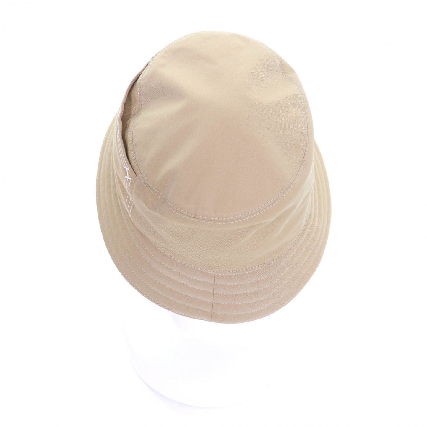 HERMES hat cotton Beige Trench Fred Stitch 59