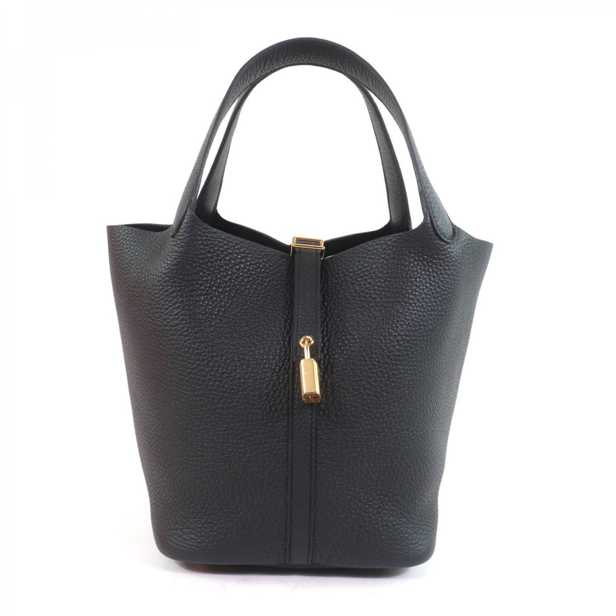 HERMES Handbag Main�FTaurillon Clemence black Picotan Lock MM Women