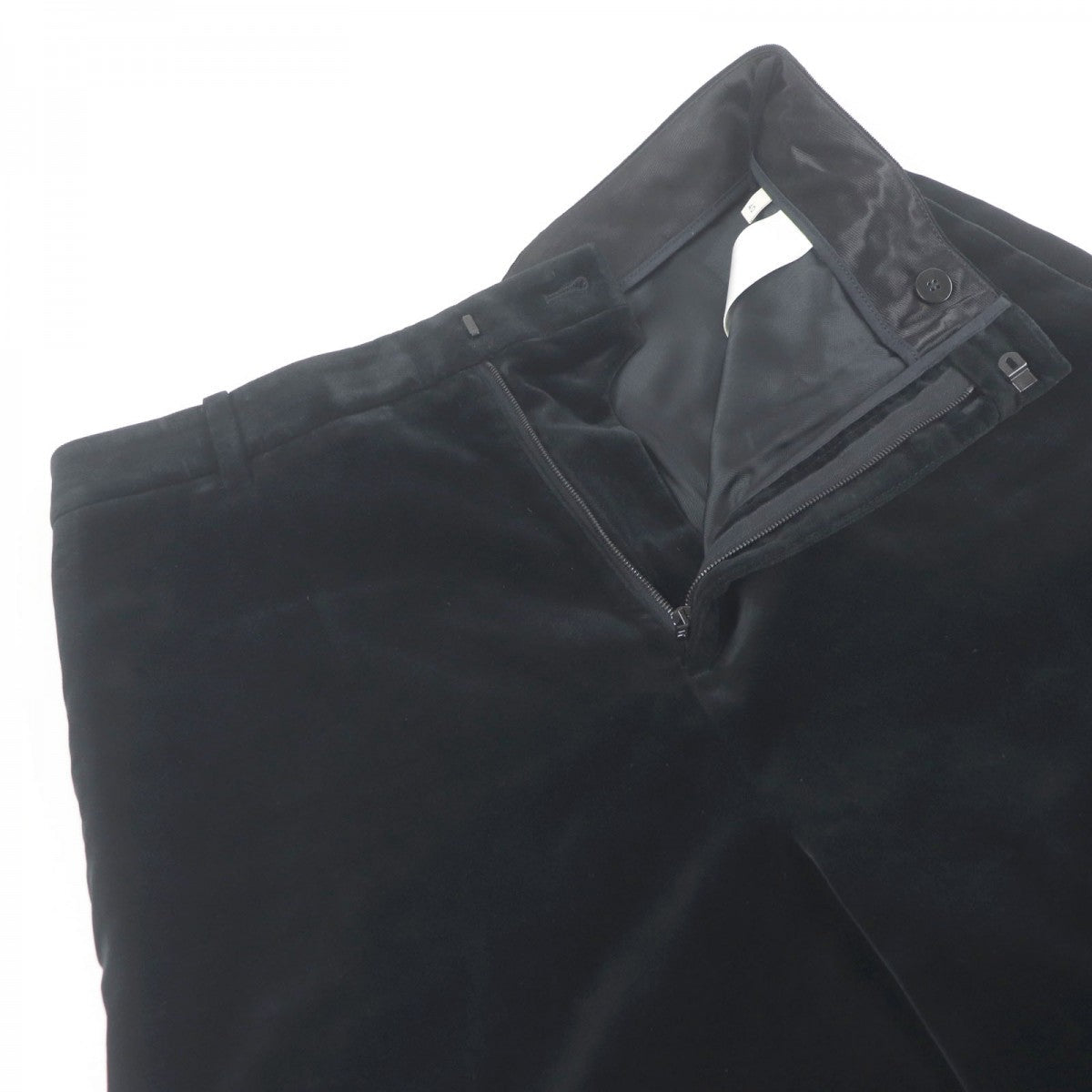 CELINE Pants 2P443226D Outer: 75% cotton, Outer: 25% rayon, Lining: 54% cupra, Lining: 46% rayon, Part: 100% cotton black mens 40