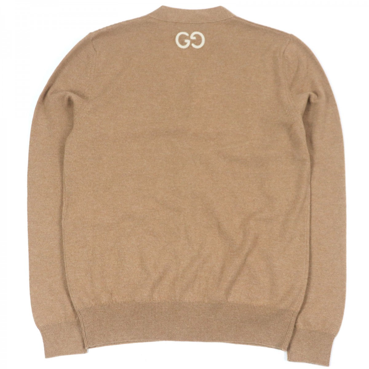 GUCCI cardigan 599866 Main: 100% cashmere, part: 50% acrylic, part: 50% wool beige mens S