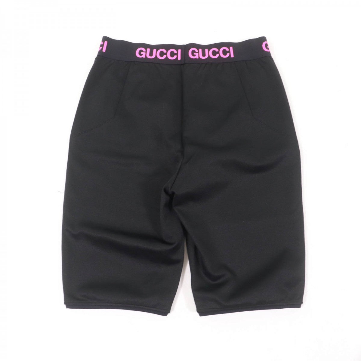 GUCCI Shorts 688421 Main: 50% cotton, Main: 48% nylon, Main: 2% polyurethane, Part: 94% nylon, Part: 6% polyurethane black Women S