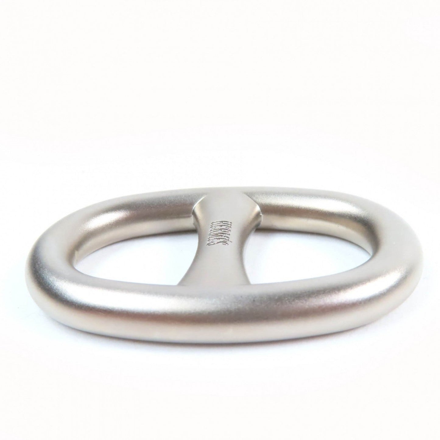 HERMES Scarf ring metal Silver
