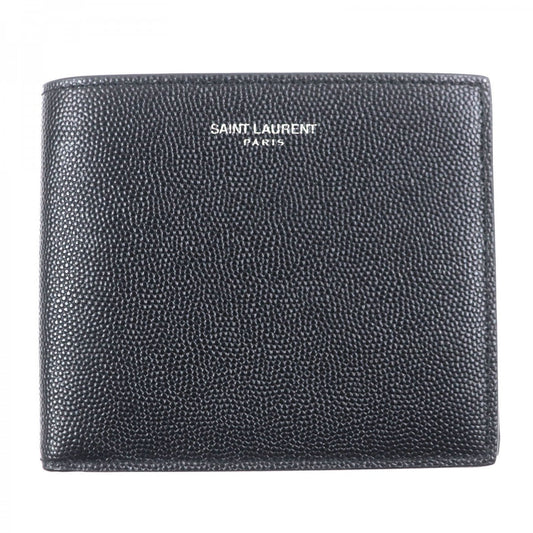 SAINT LAURENT PARIS Bifold Wallet 396307 leather black
