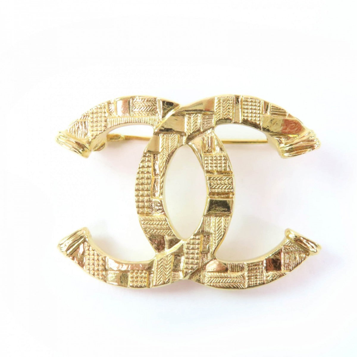 CHANEL Brooch ABB103 B23A Gold Plated gold Women