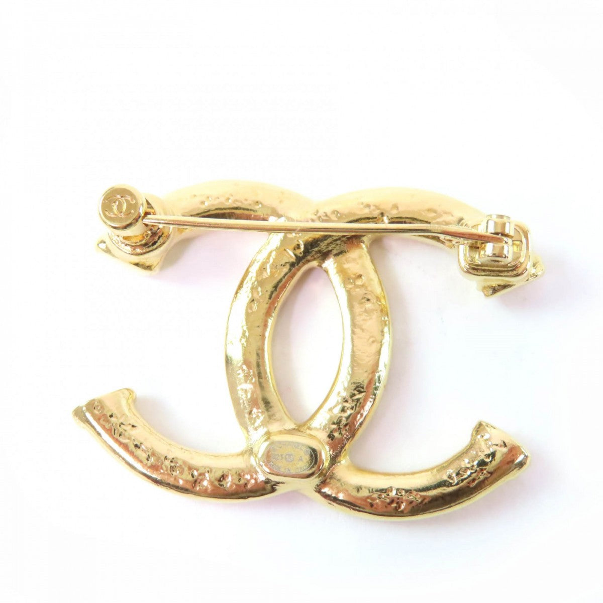 CHANEL Brooch ABB103 B23A Gold Plated gold Women