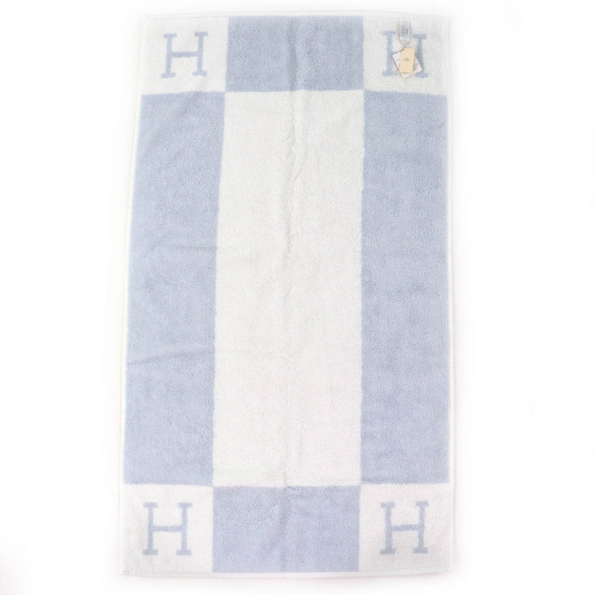 HERMES towel 102193M Main: 100% cotton, - BLEU GLACIER Light blue type Avalon Women