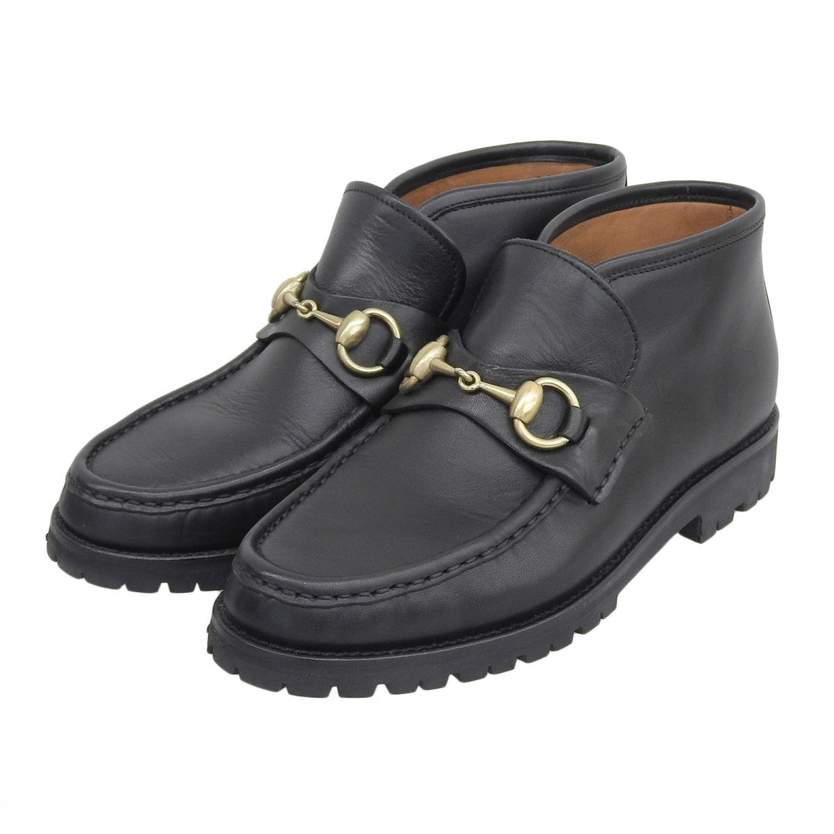 GUCCI Ankle boots 104 0088 leather black 36.5