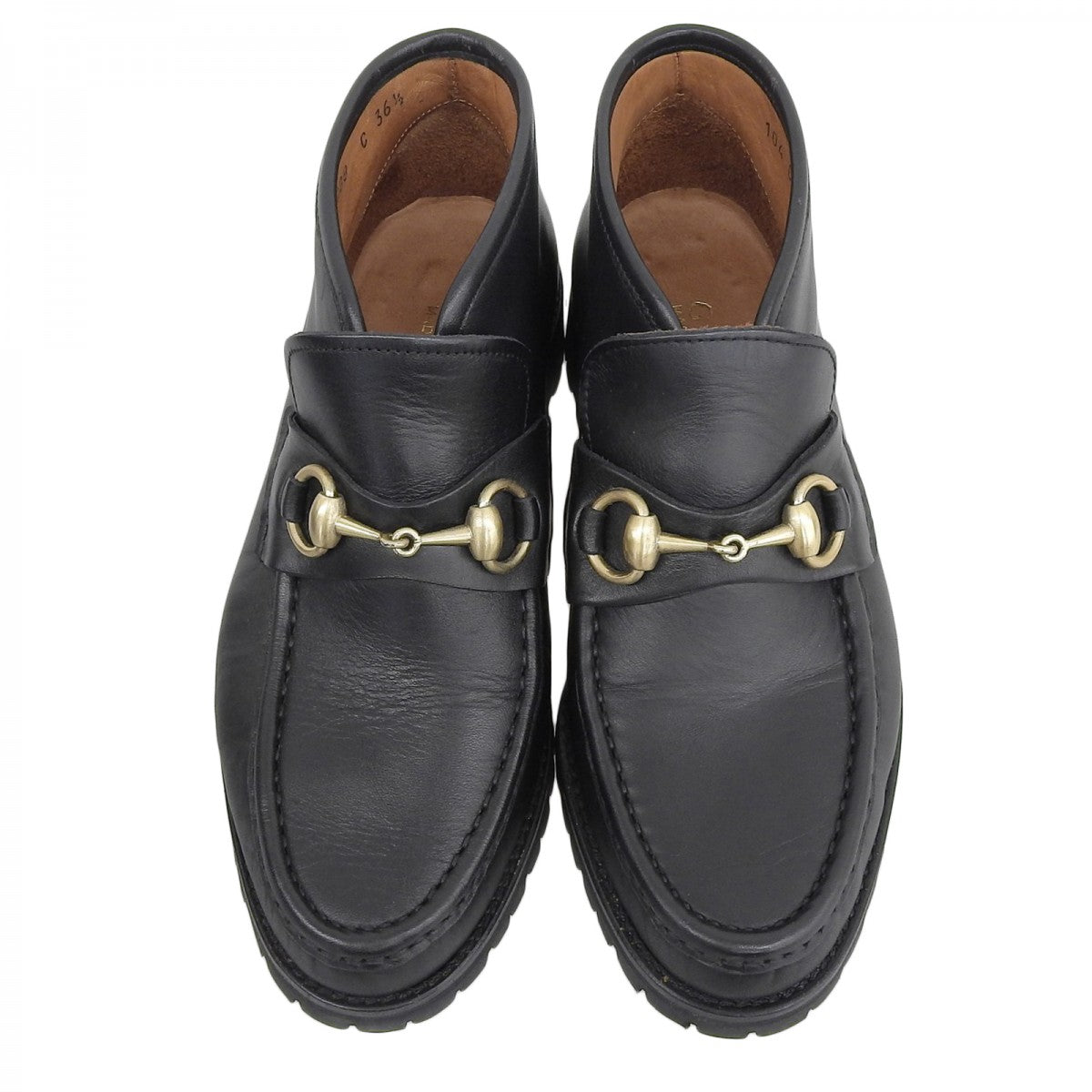 GUCCI Ankle boots 104 0088 leather black 36.5