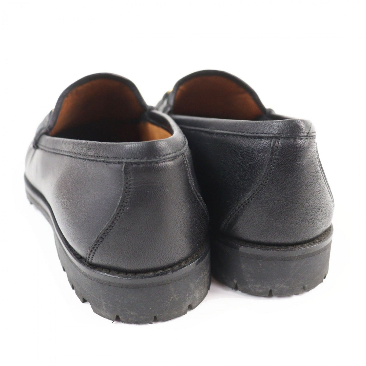 GUCCI loafers 101 6105 leather black 36.5