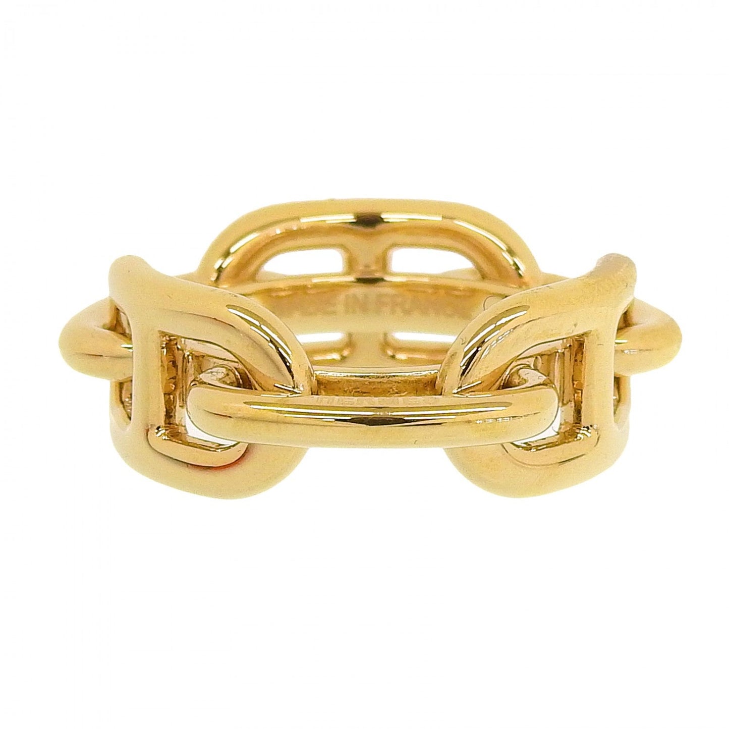 HERMES Scarf ring Gold Plated gold Legato