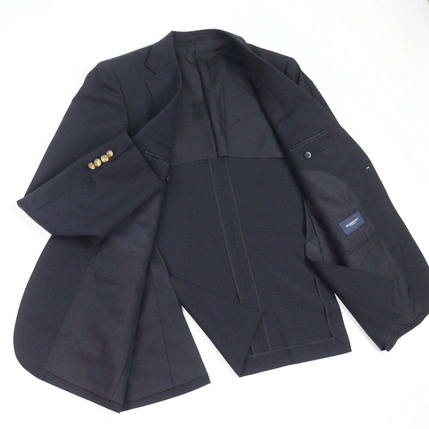 BURBERRY LONDON suit wool Navy 98-88-175