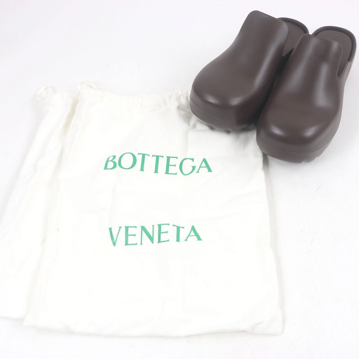 BOTTEGAVENETA Sandals 690102 rubber Brown FLASH PUMP 43