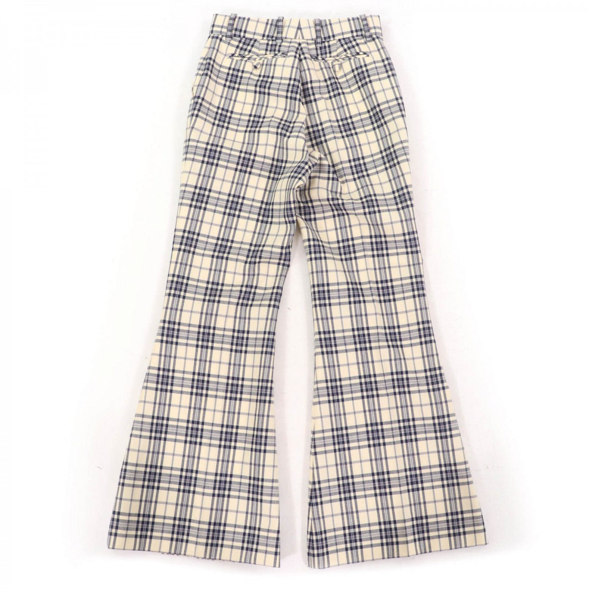 GUCCI Pants 611284 wool Ivory black 36