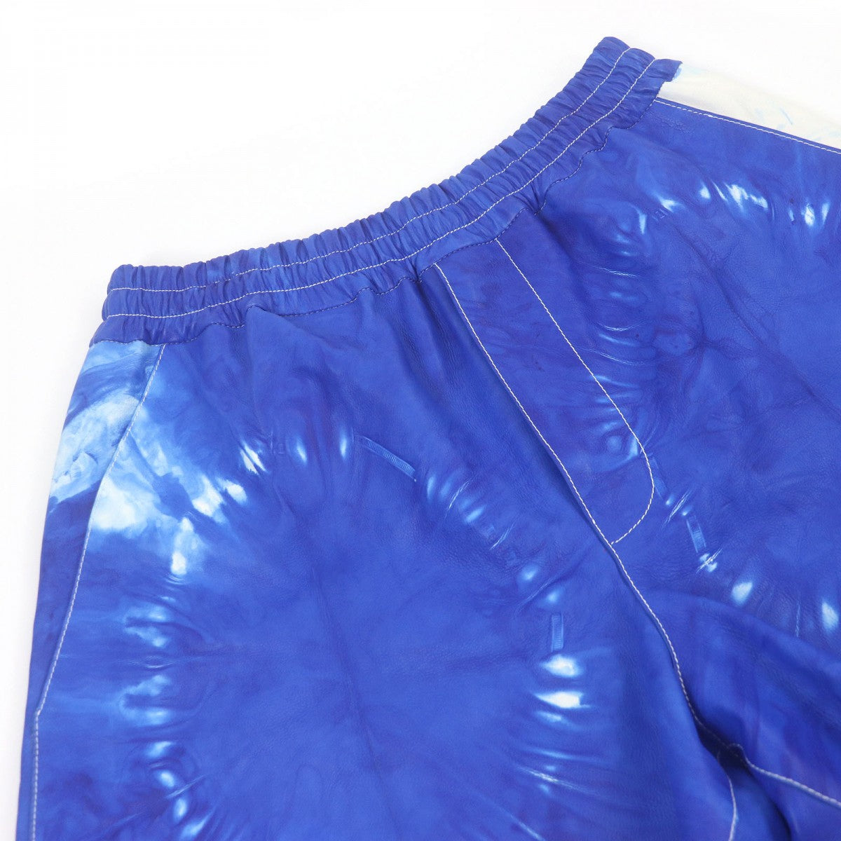 LOUIS VUITTON Pants leather blue S