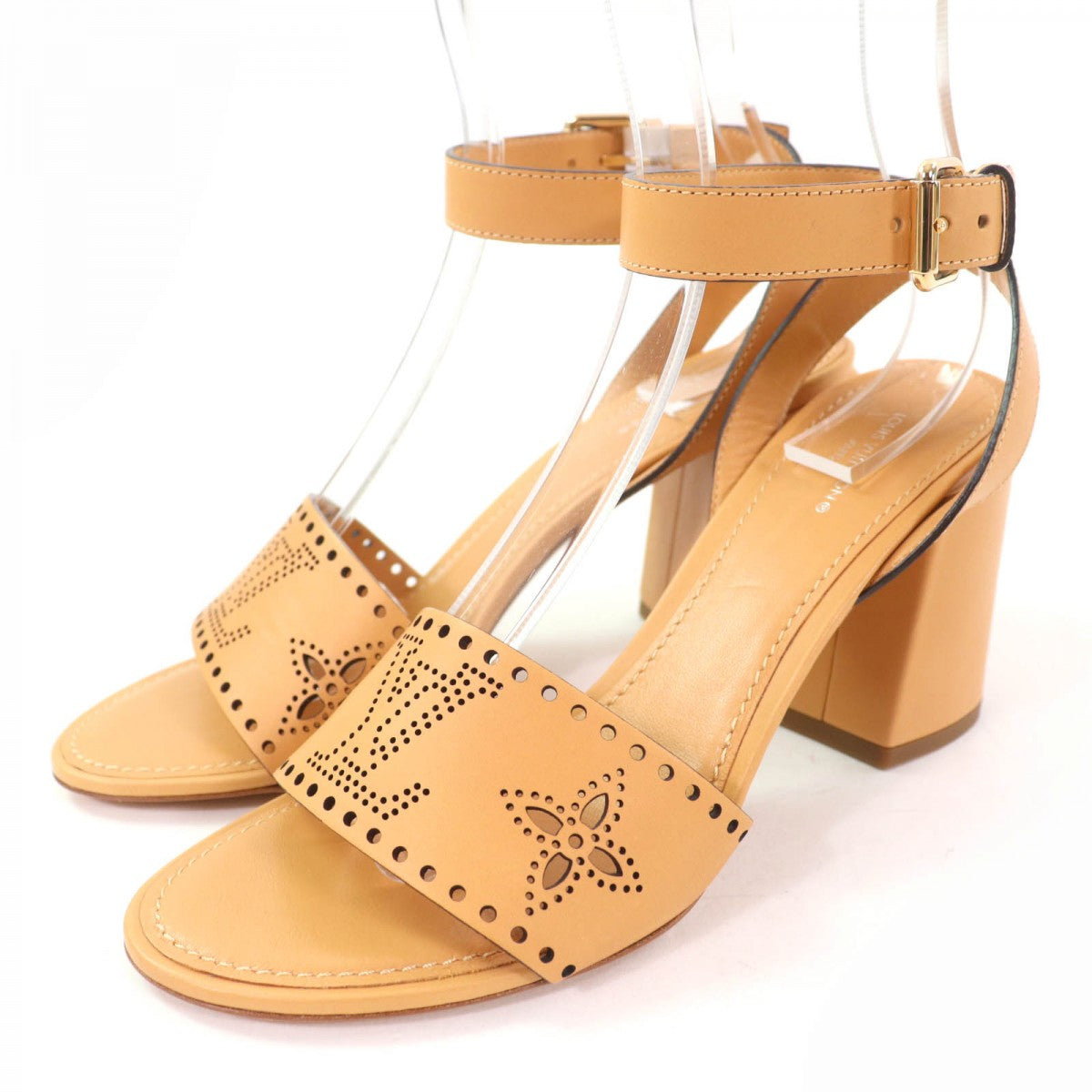 LOUIS VUITTON Sandals Main: Leather beige Horizon Line Women 38.5