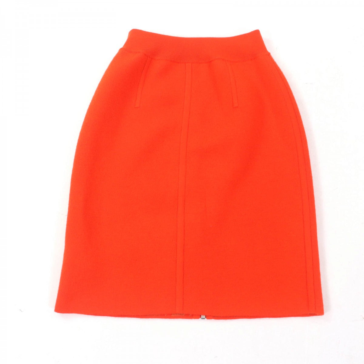 HERMES skirt 3H2300D2 Main: 88% wool, Main: 10% cashmere, Main: 2% polyurethane, Part: 84% wool, Part: 9% cashmere Orange Women 38