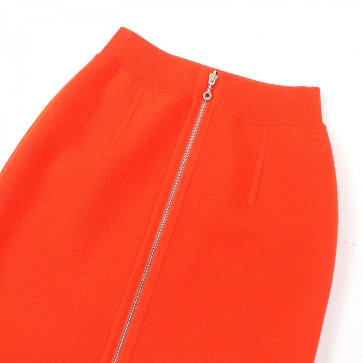 HERMES skirt 3H2300D2 Main: 88% wool, Main: 10% cashmere, Main: 2% polyurethane, Part: 84% wool, Part: 9% cashmere Orange Women 38