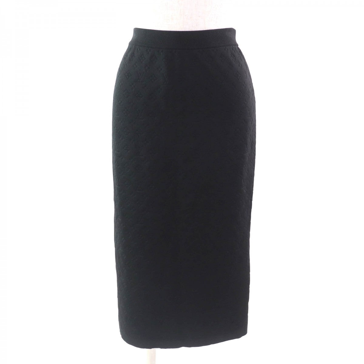 LOUIS VUITTON skirt Main: 65% silk, 33% nylon, 2% polyurethane black Women M
