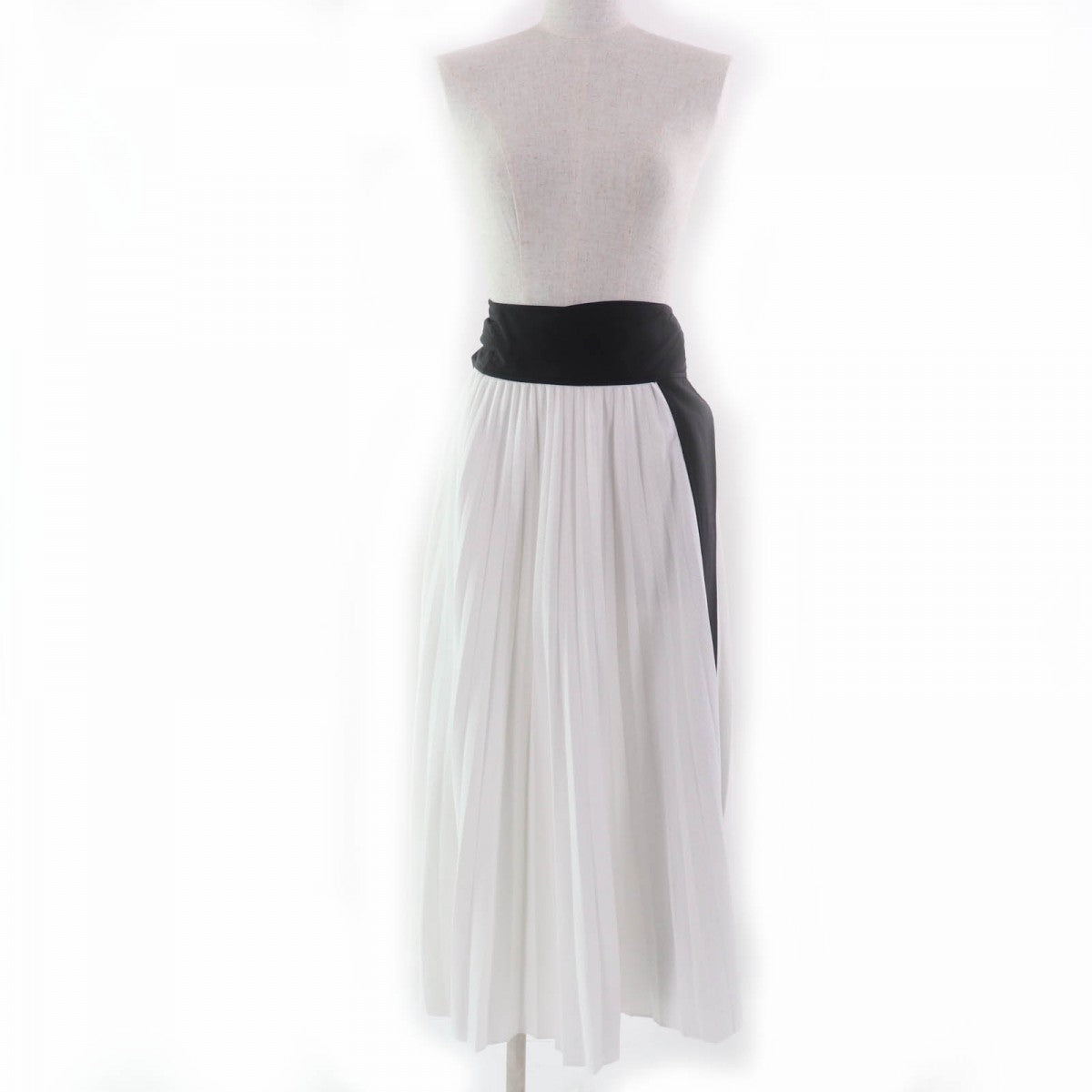 LOUIS VUITTON Long skirt Main: 49% cotton, Main: 31% polyester, Main: 20% silk white Women 34