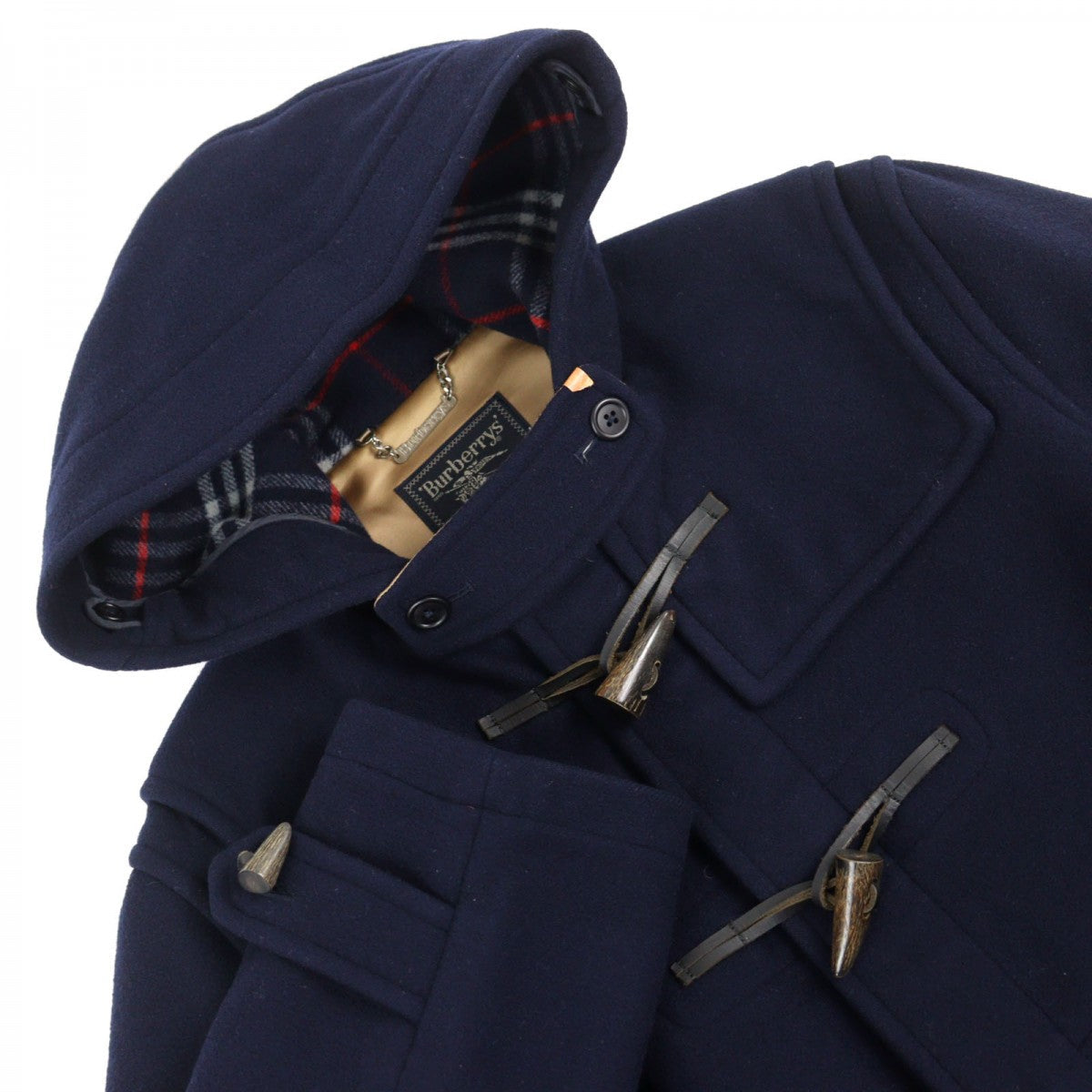 BURBERRY Duffel coat WV492-007-32 Outer: 100% wool, lining: cupra Navy mens L