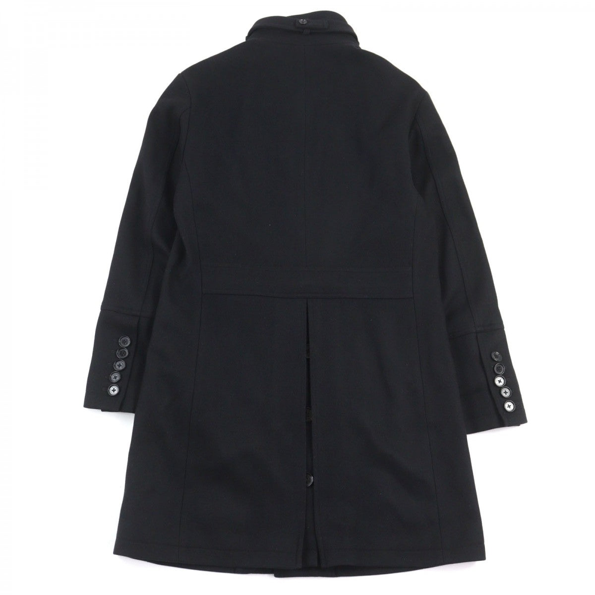 BURBERRY BLACK LABEL coat D1B93-206-09 Outer material: 75% wool, Outer material: 20% nylon, Outer material: 5% cashmere, Fur: rabbit, Part: cowhide black mens L