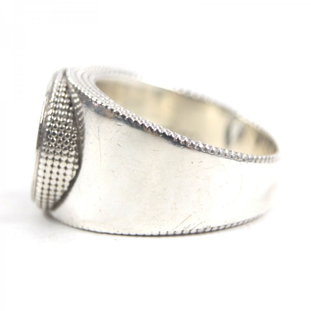 GUCCI Ring 479229 Mainï¿½FAG925 Silver Interlocking G mens 21