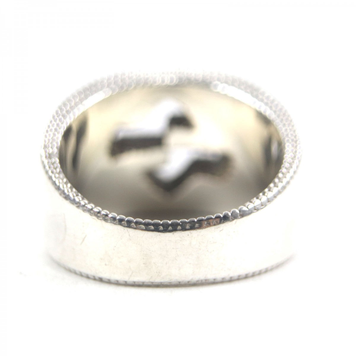 GUCCI Ring 479229 Mainï¿½FAG925 Silver Interlocking G mens 21