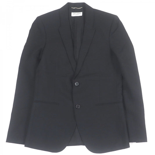 SAINT LAURENT PARIS tailored jacket 482493 wool black 44
