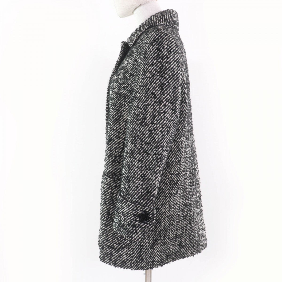 BURBERRY LONDON coat Main: 65% wool, 17% acrylic, 13% mohair, 5% nylon, lining: cupra Black type Women 38