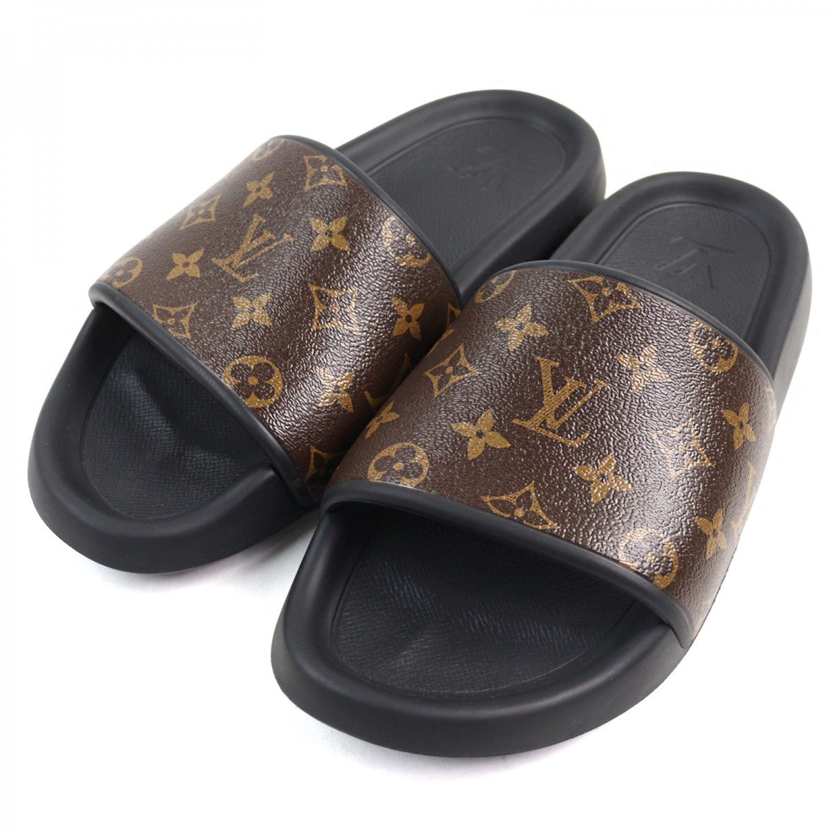 LOUIS VUITTON Sandals Main: Rubber Brown type Waterfront line mens 9