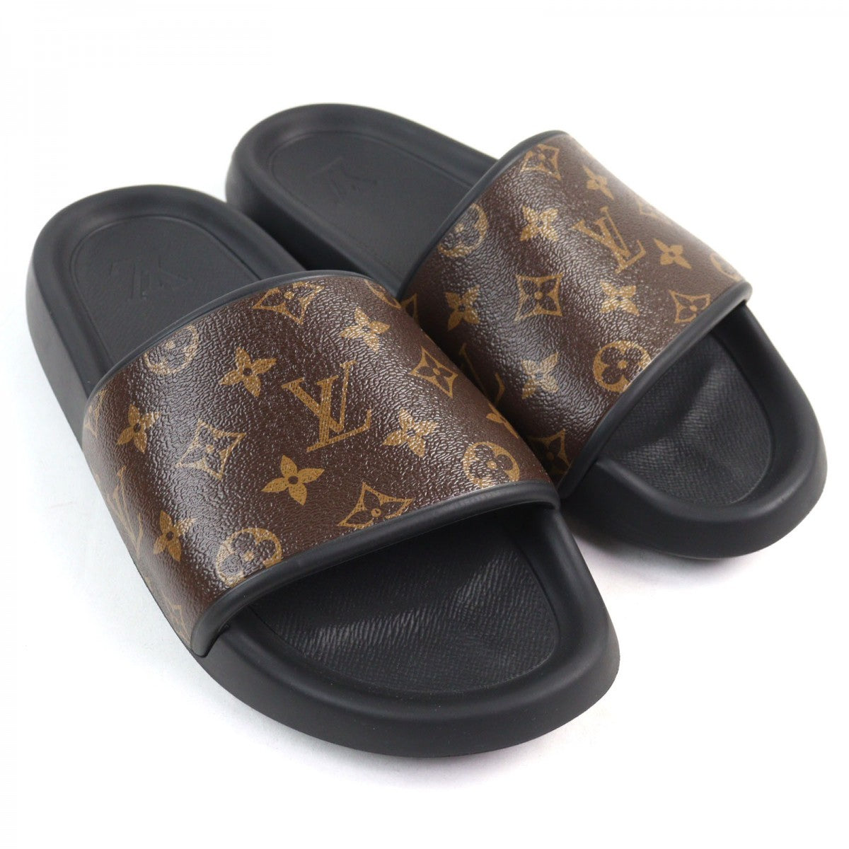 LOUIS VUITTON Sandals Main: Rubber Brown type Waterfront line mens 9