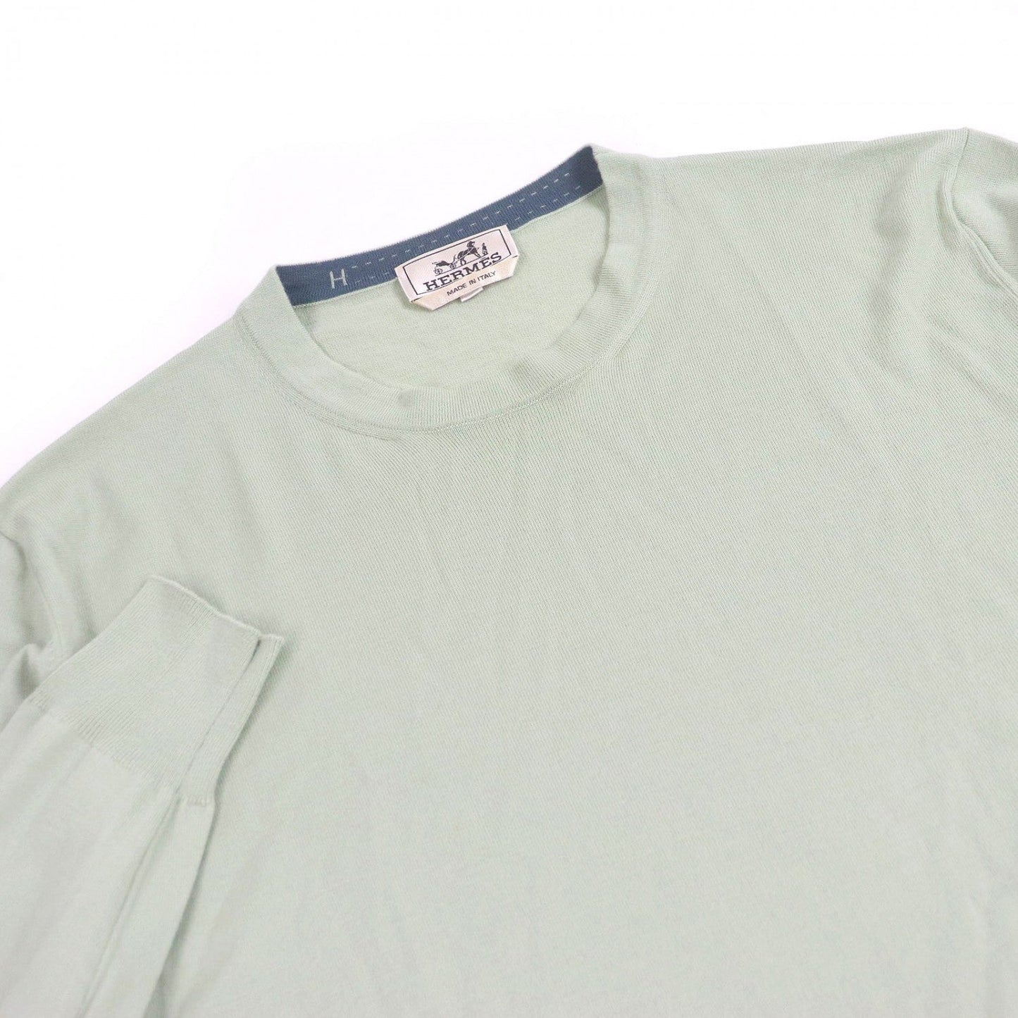 HERMES sweater wool Light green L
