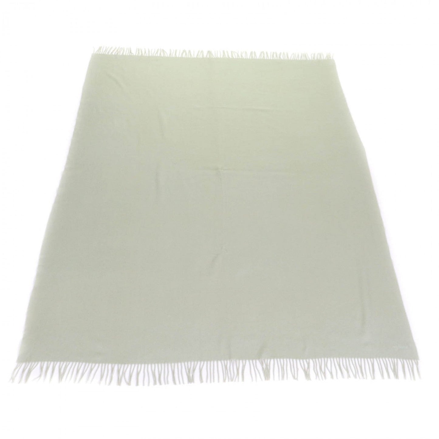 HERMES shawl cashmere Light green