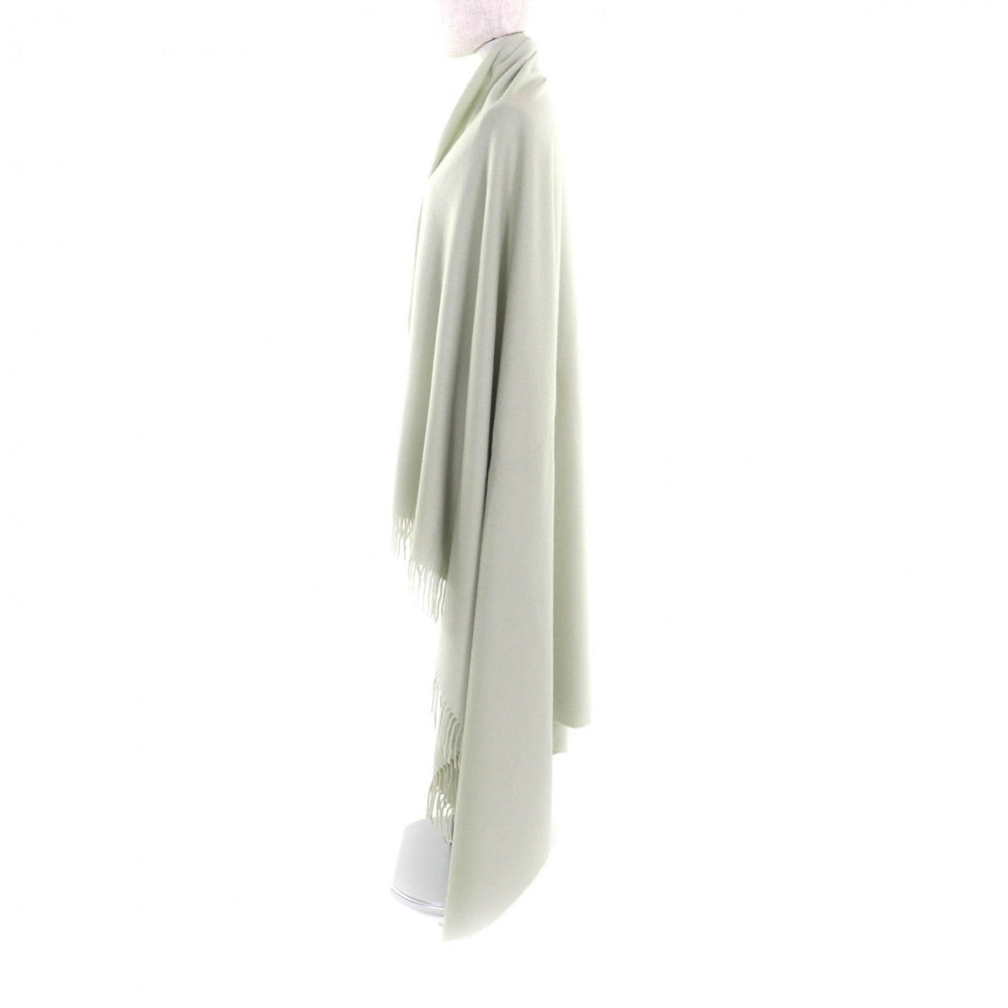 HERMES shawl cashmere Light green