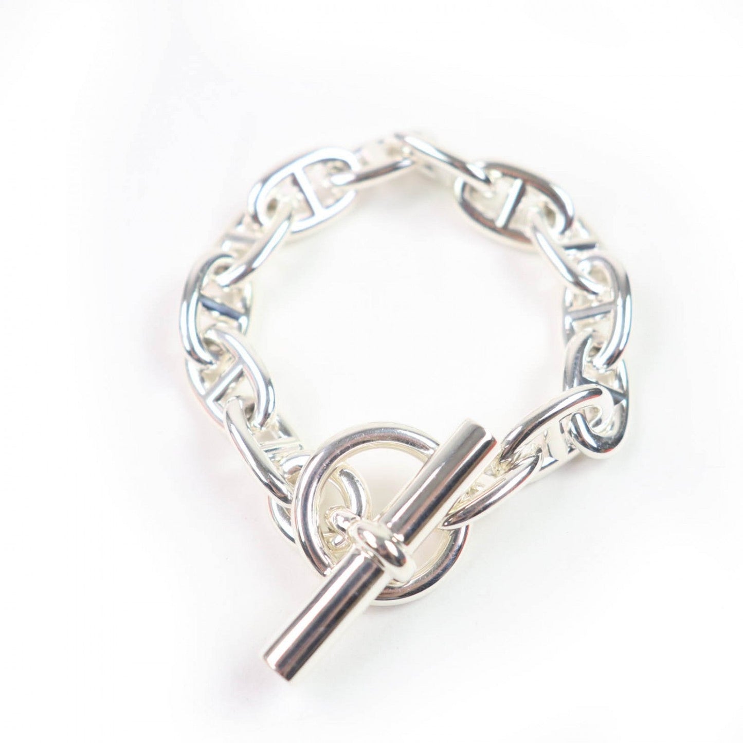 HERMES bracelet AG925 Silver Chene DunkleMM