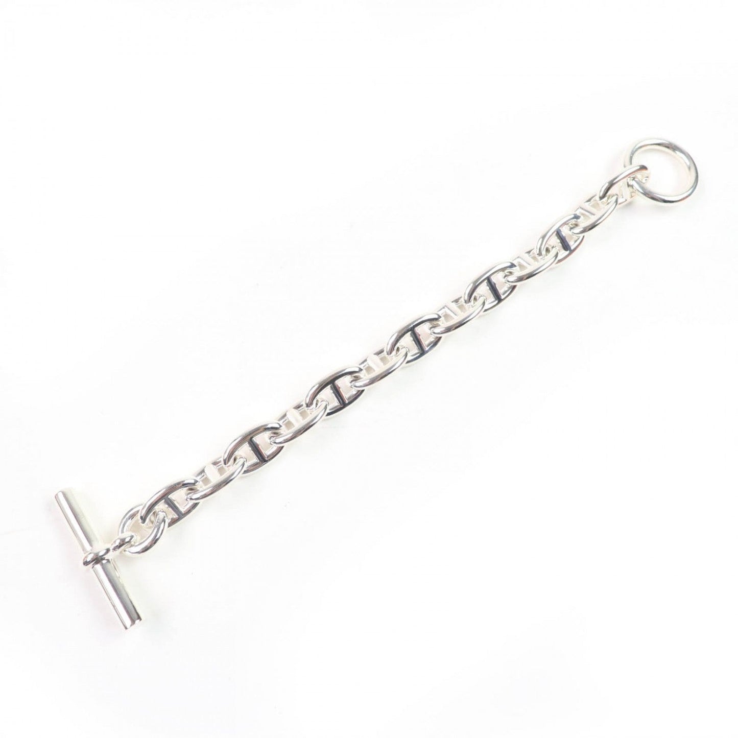 HERMES bracelet AG925 Silver Chene DunkleMM