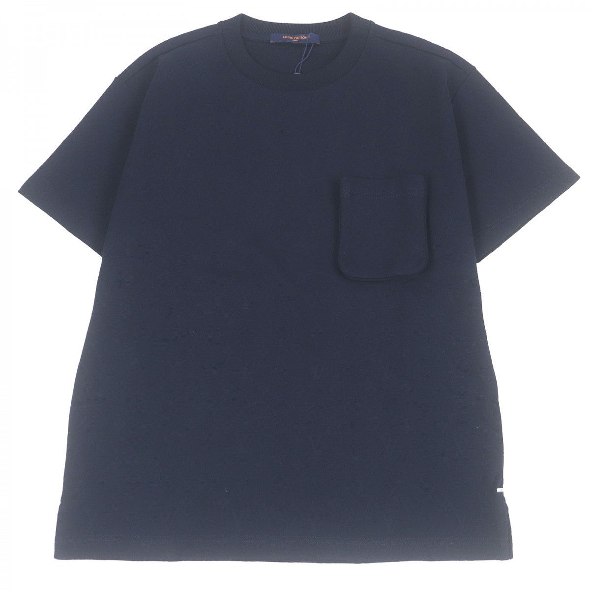 LOUIS VUITTON Short sleeve T-shirt 1AFBAF cotton Navy PiquÃ© cotton T-shirt S