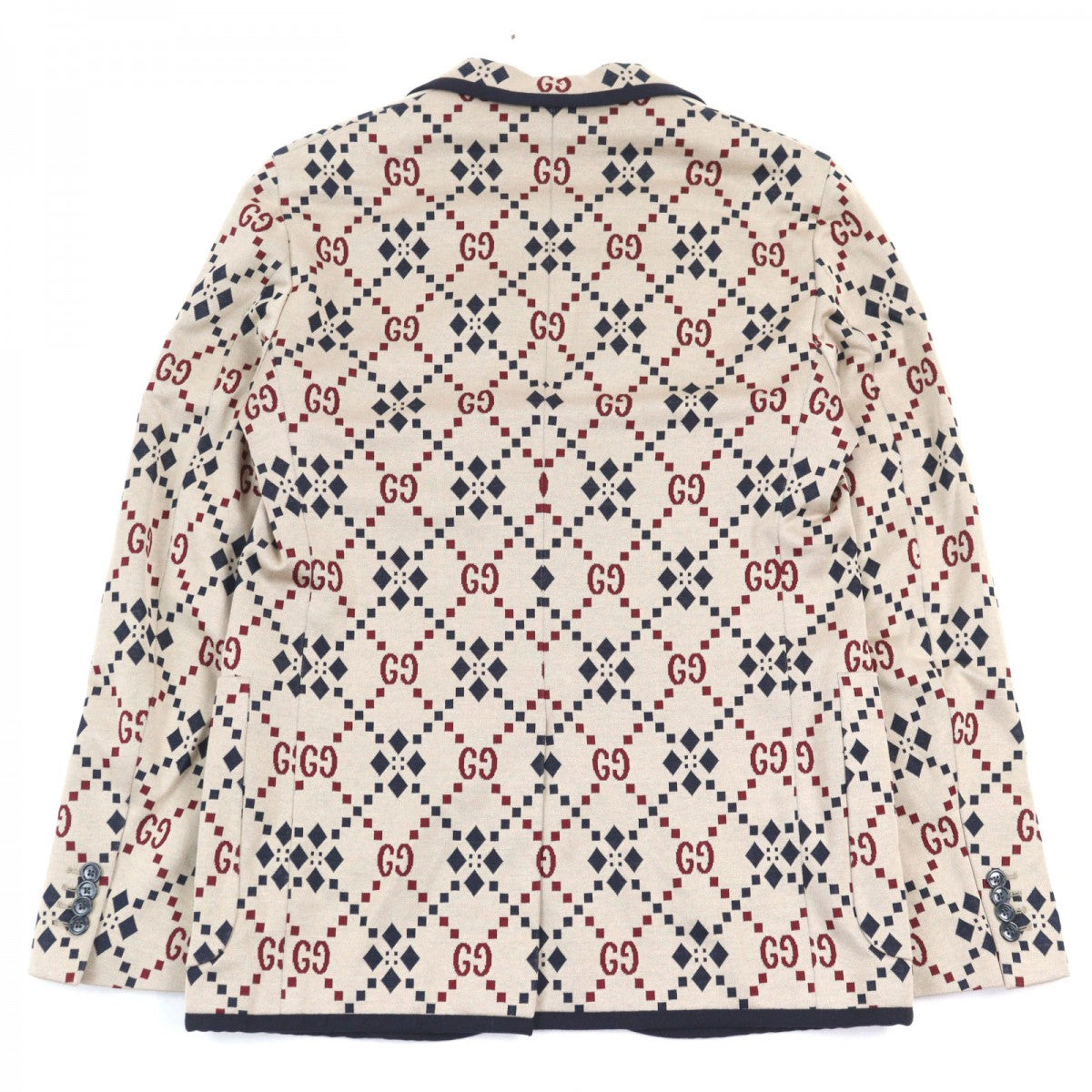GUCCI tailored jacket 575292 cotton multicolor 46