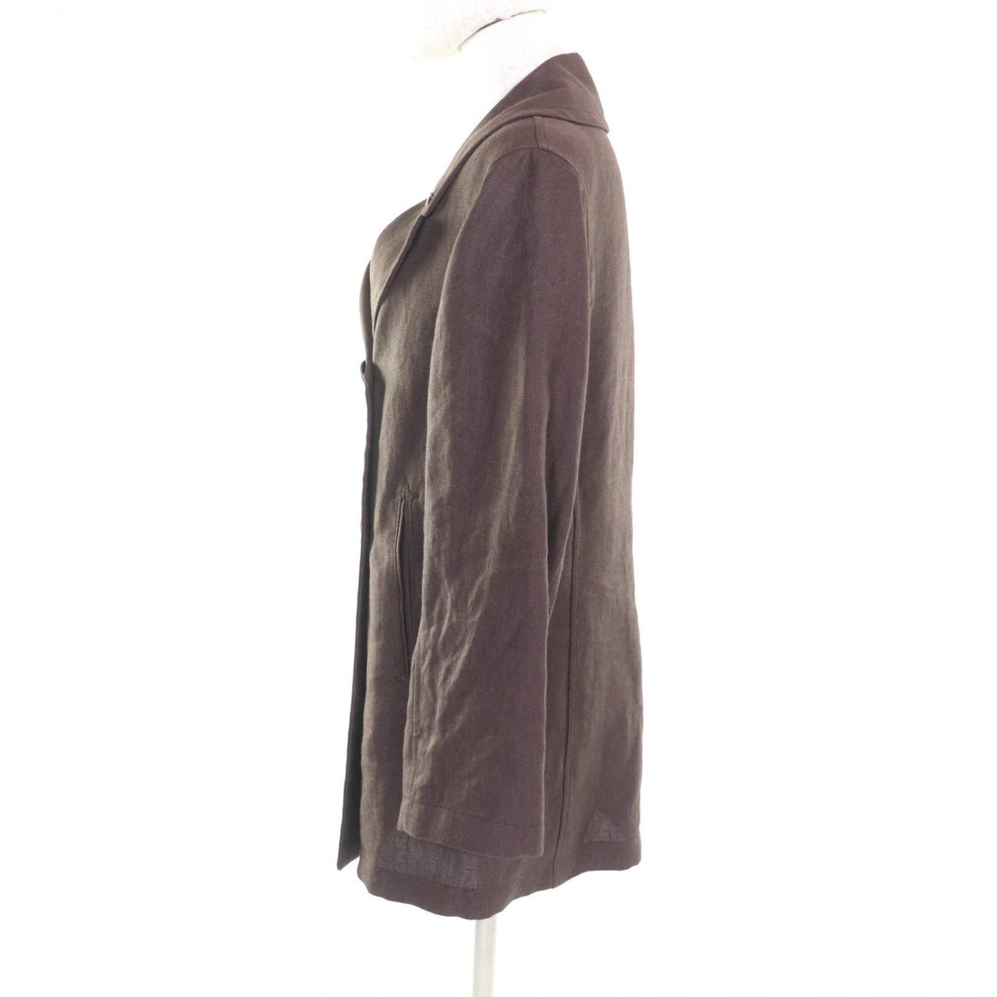 HERMES Jacket linen Brown 36