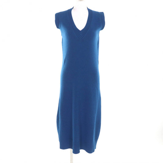 HERMES dress cashmere blue SM